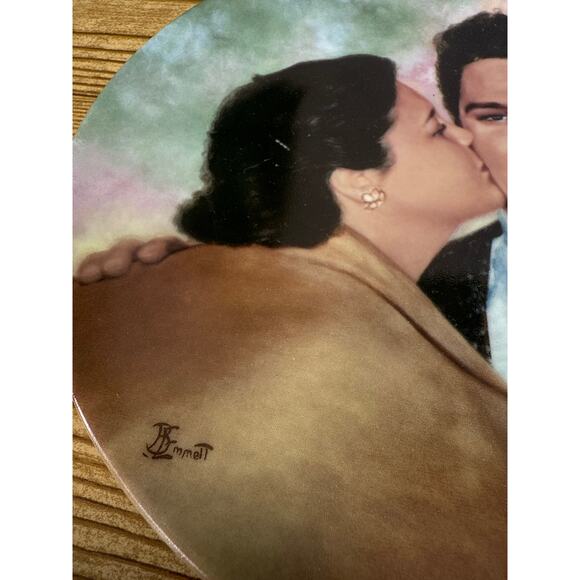 Elvis Presley, Delphi 1990 Looking at a Legend Plate #5 Elvis And Gladys - Picture 4 of 10